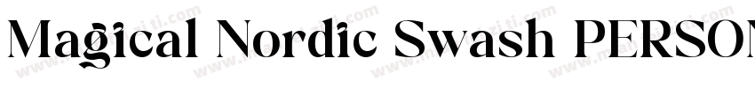 Magical Nordic Swash PERSONAL Regul字体转换